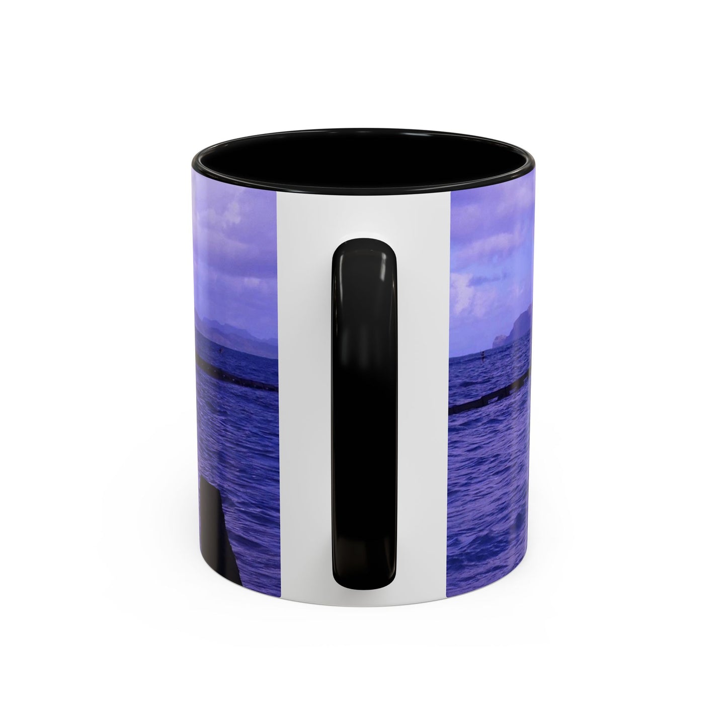 Wade To Chinaman's Hat - Accent Coffee Mug (11, 15oz)