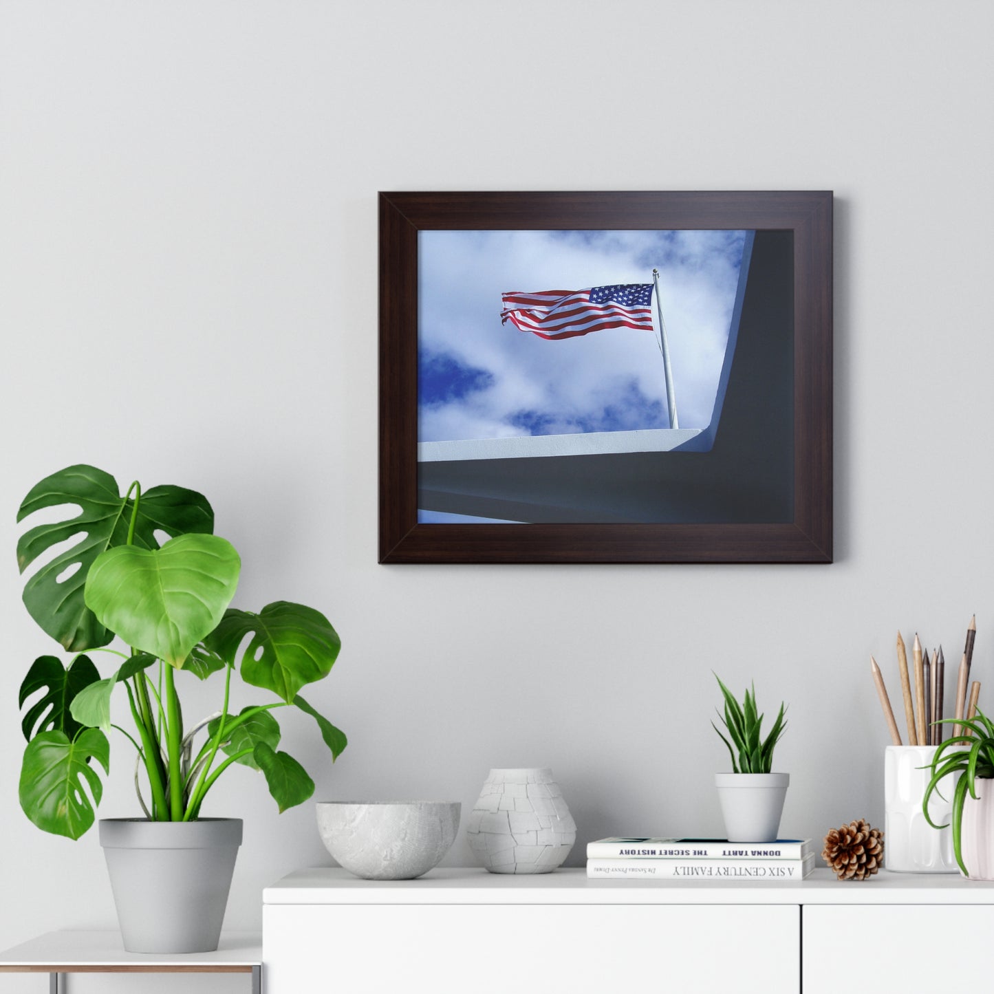 In Solemn Remembrance - Framed Horizontal Poster