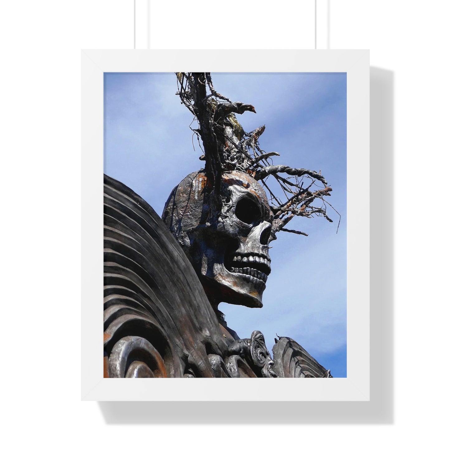Skull Warrior - Framed Vertical Poster