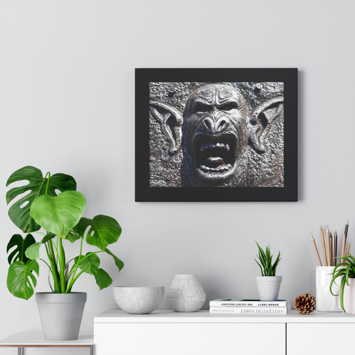 Frenzy Scream - Framed Horizontal Poster