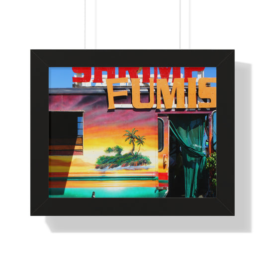 Island Love - Framed Horizontal Poster