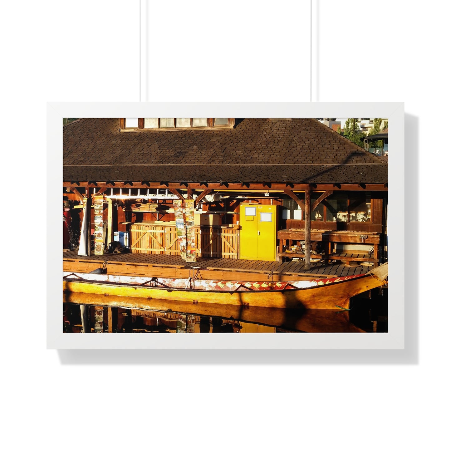 Q'il'bid Awe - Framed Horizontal Poster