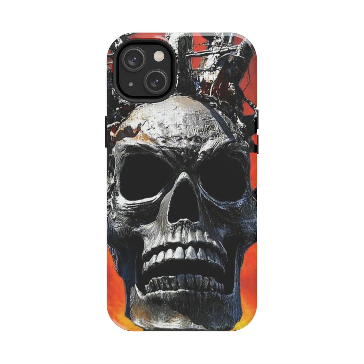 Skull Warrior Inferno Stare (v1) - Tough Phone Cases