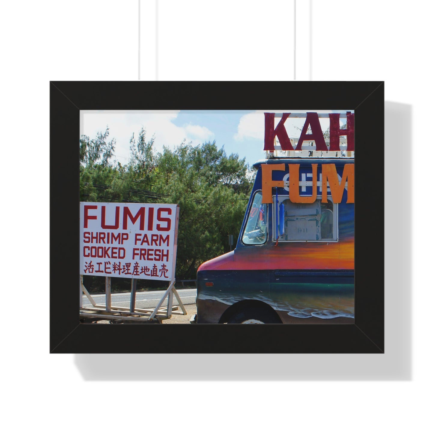 Aloha Keanu - Framed Horizontal Poster