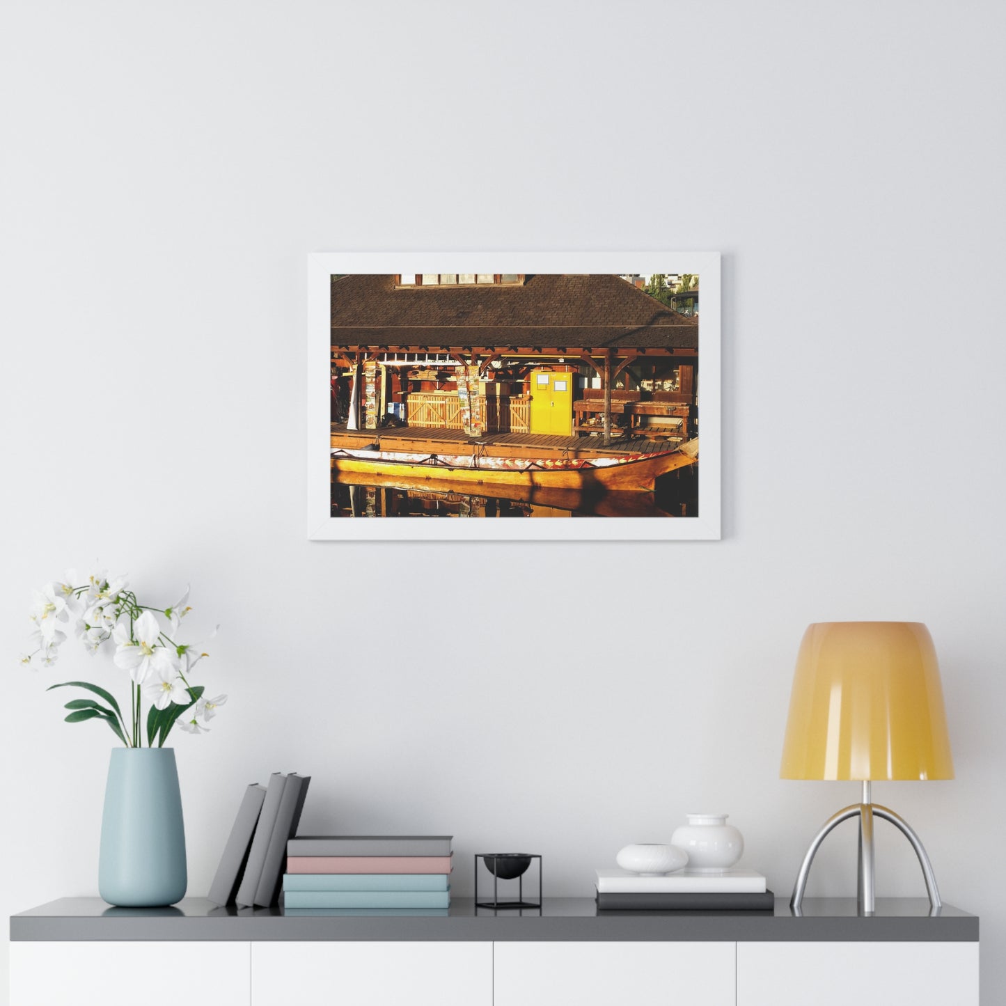 Q'il'bid Awe - Framed Horizontal Poster