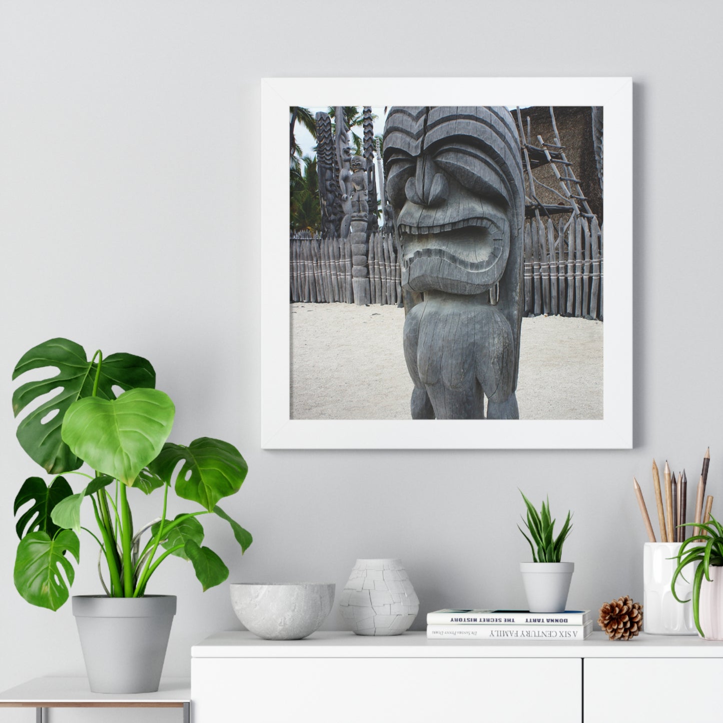 Fierce Guardian - Framed Vertical Poster