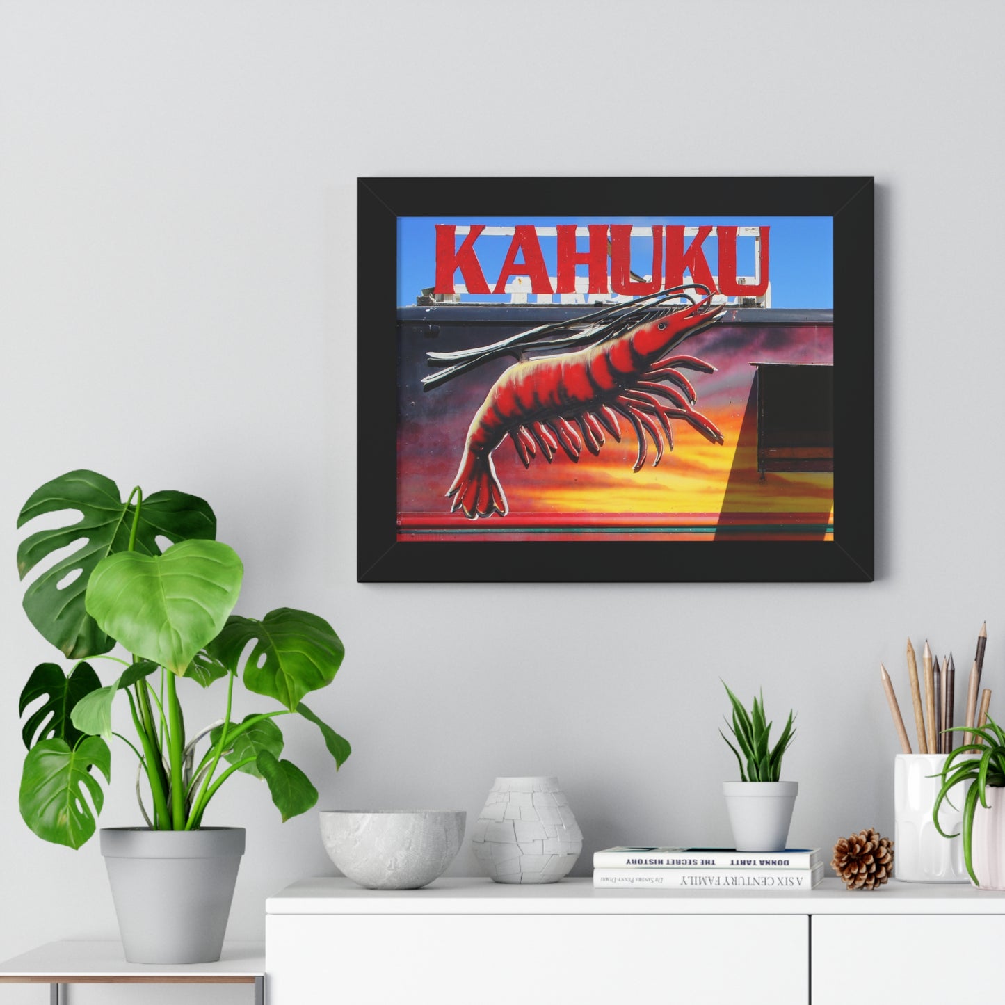 Kahuku Kai - Framed Horizontal Poster