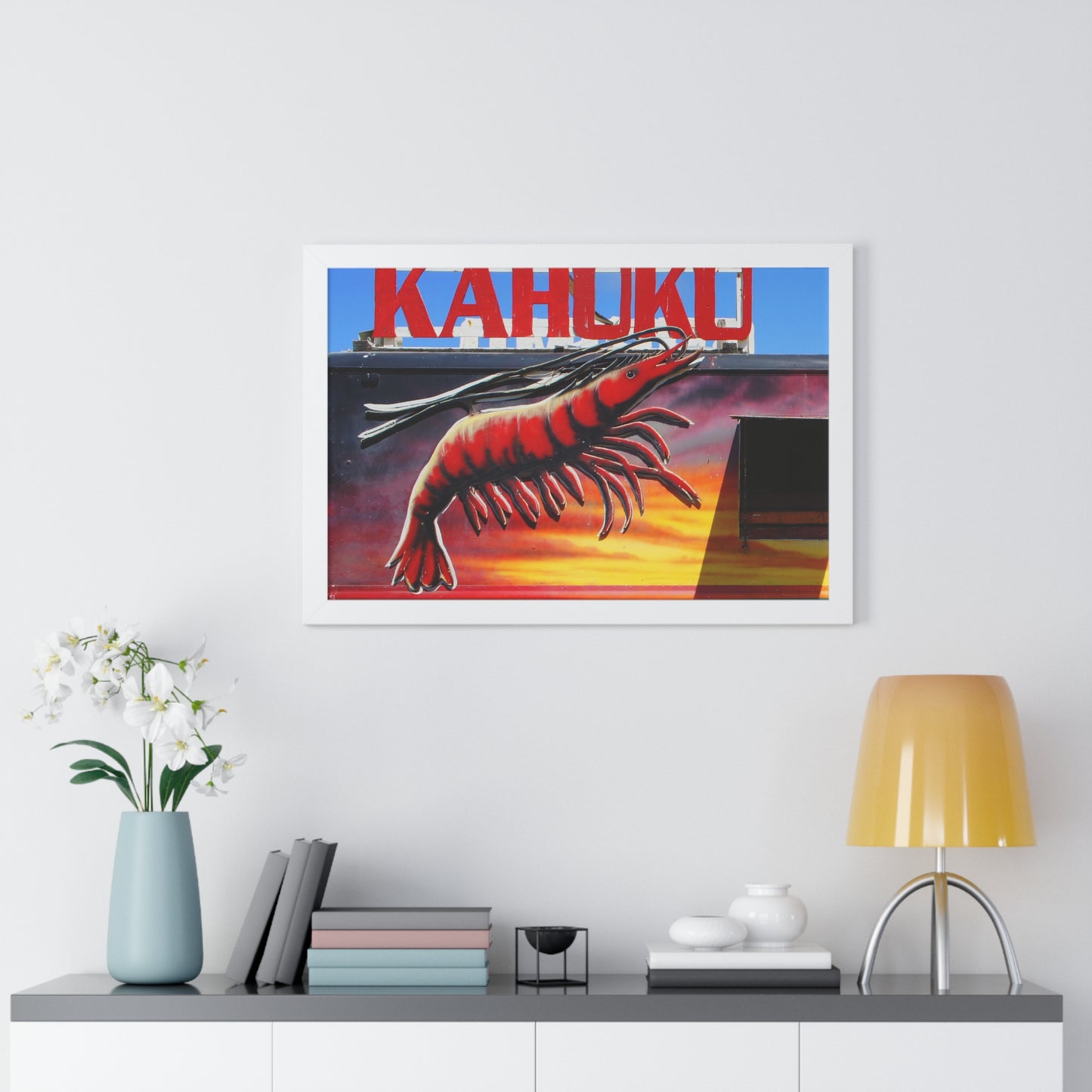 Kahuku Kai - Framed Horizontal Poster