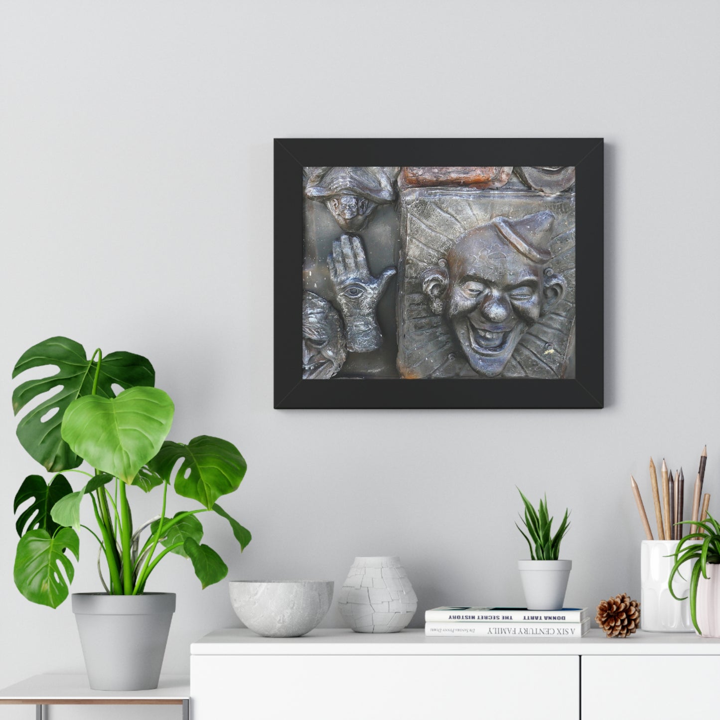 Cosmic Laughter - Framed Horizontal Poster