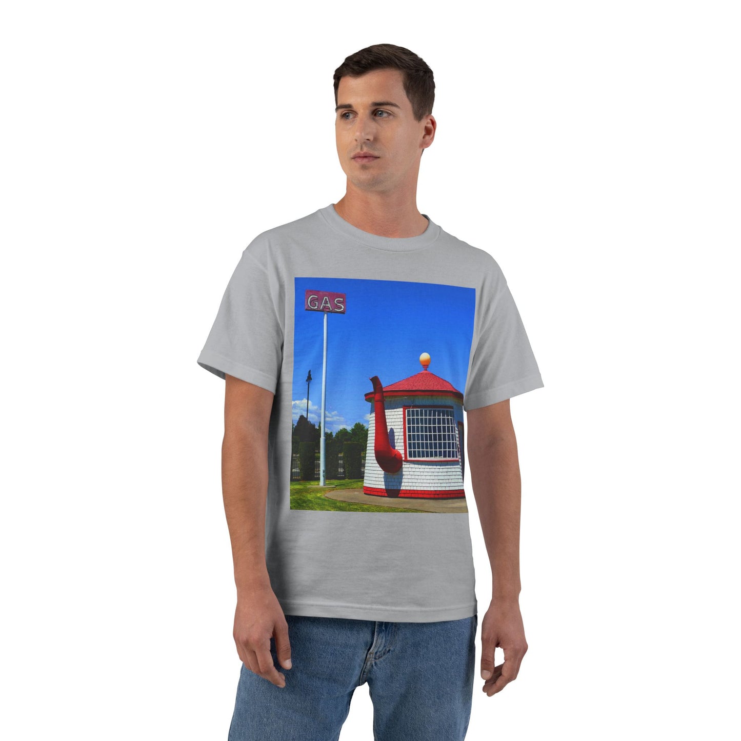 Historic Teapot Dome Service Station - Beefy-T Short-Sleeve T-Shirt