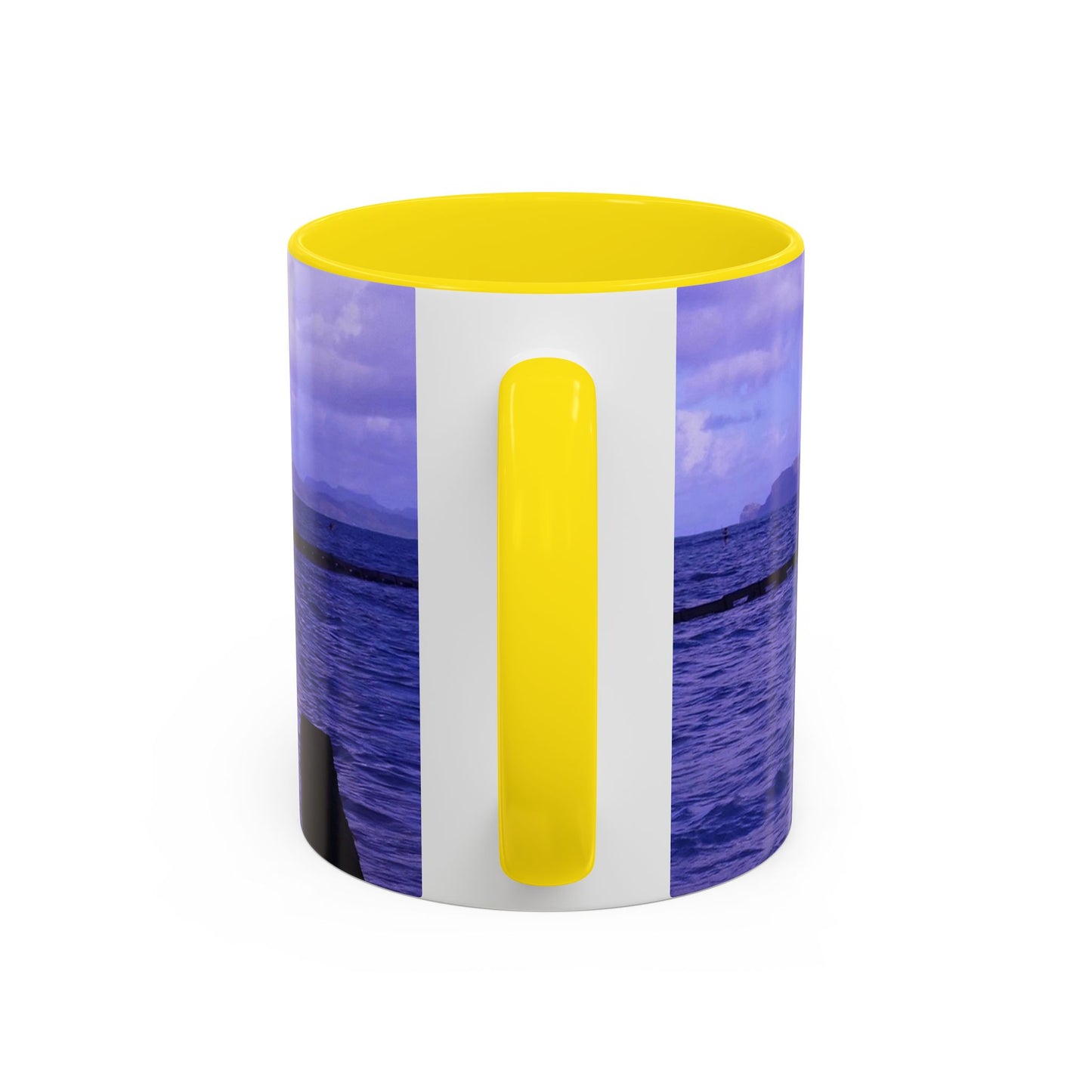 Wade To Chinaman's Hat - Accent Coffee Mug (11, 15oz)