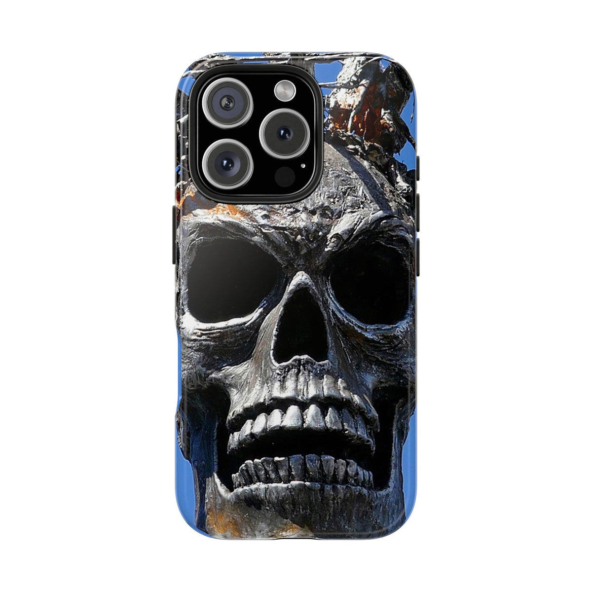 Skull Warrior Stare - Tough Phone Cases