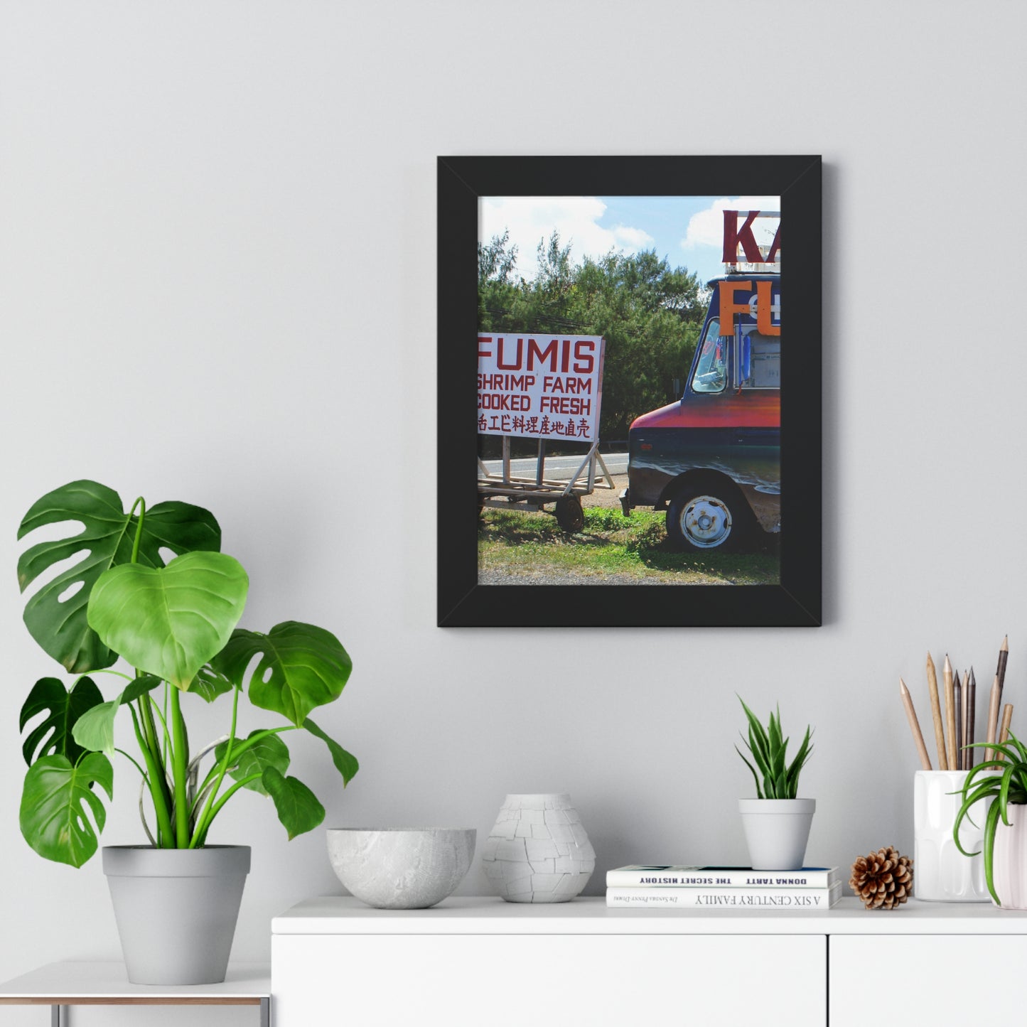 Aloha Keanu - Framed Vertical Poster