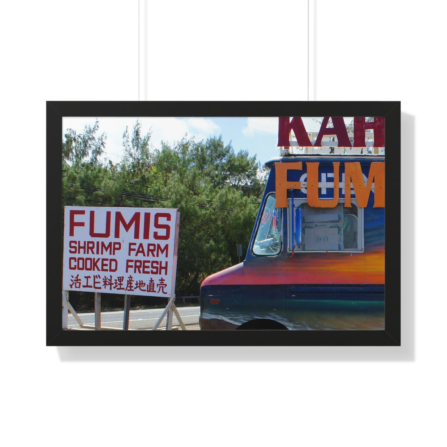 Aloha Keanu - Framed Horizontal Poster