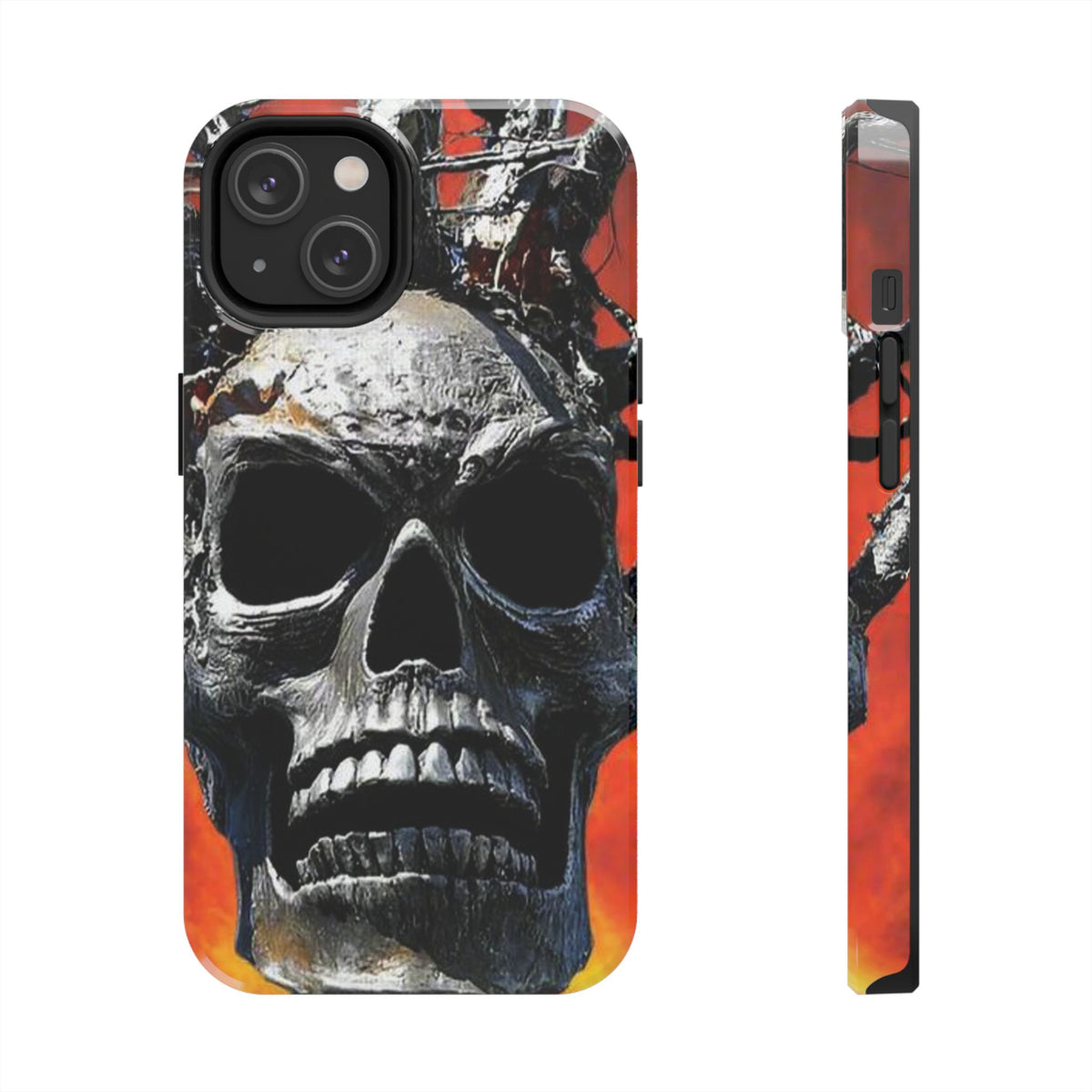 Skull Warrior Inferno Stare (v1) - Tough Phone Cases