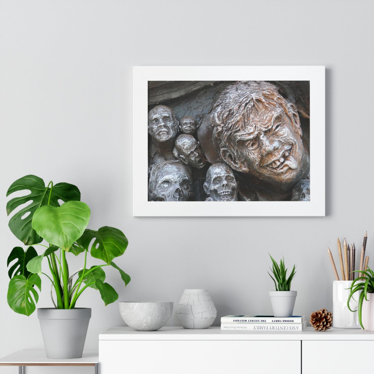 Waiting for the King - Framed Horizontal Poster