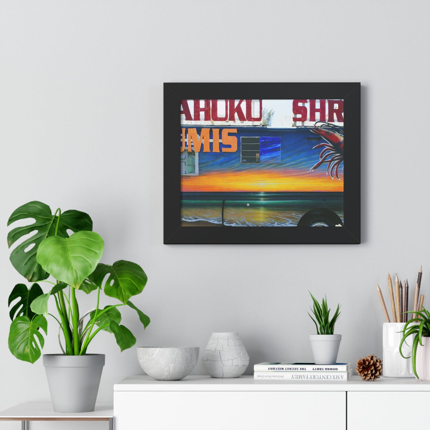 Fumis Aloha - Framed Horizontal Poster