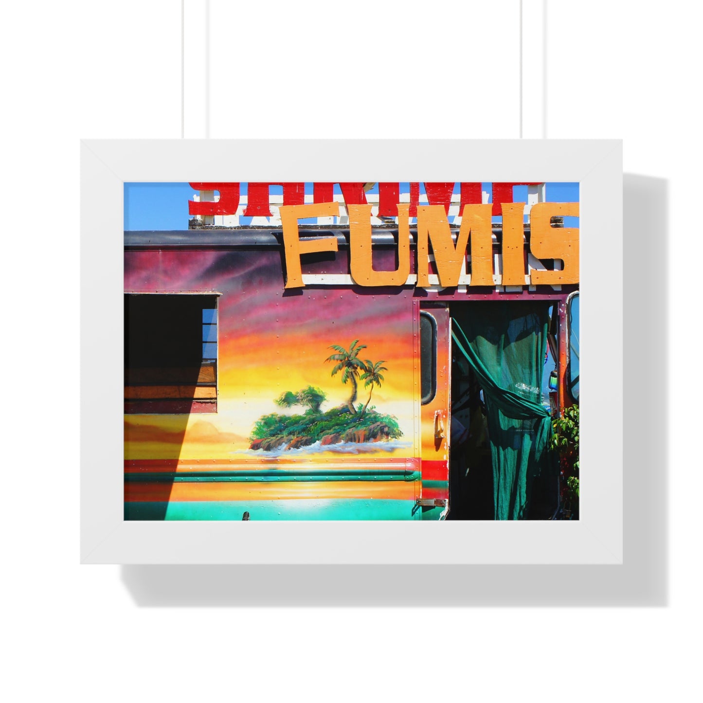 Island Love - Framed Horizontal Poster