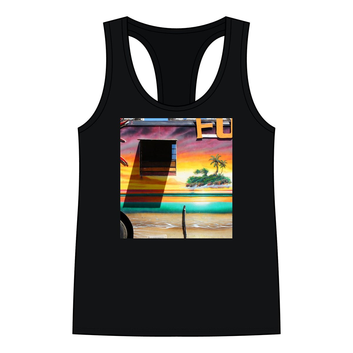 Island Love - Women's Jersey Racerback Tank