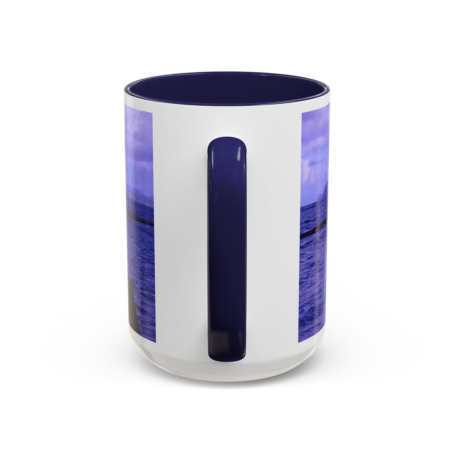 Wade To Chinaman's Hat - Accent Coffee Mug (11, 15oz)