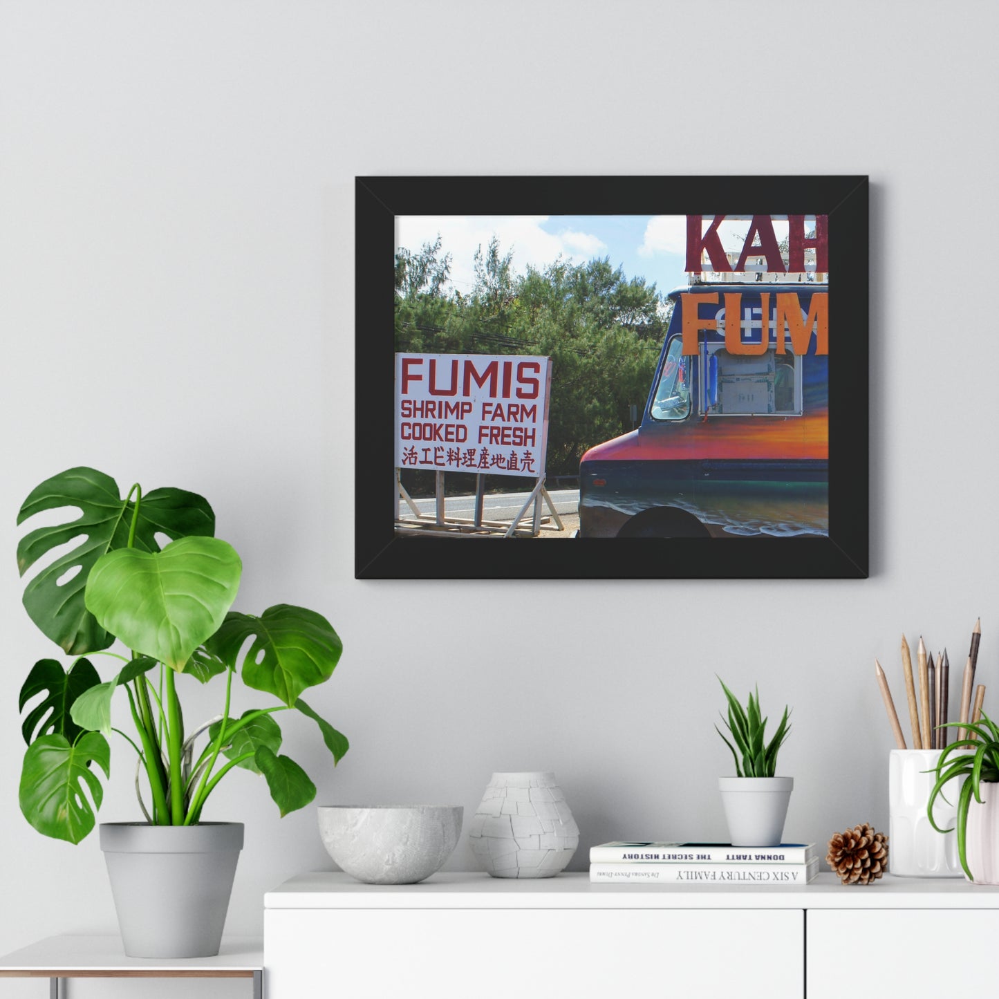 Aloha Keanu - Framed Horizontal Poster