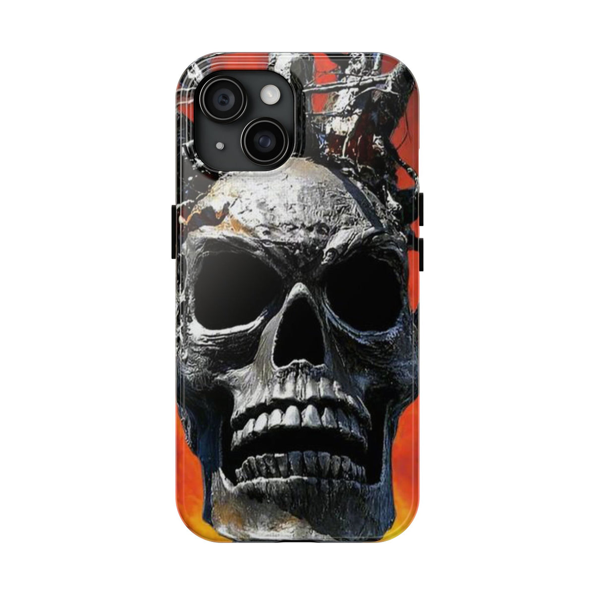Skull Warrior Inferno Stare (v1) - Tough Phone Cases