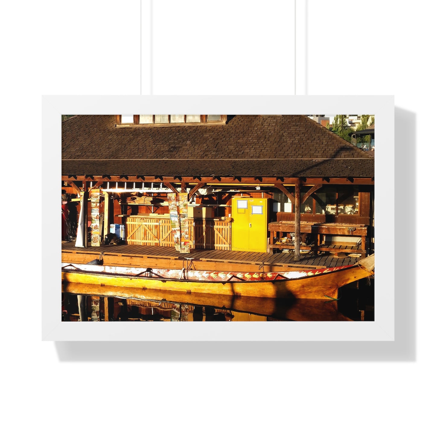 Q'il'bid Awe - Framed Horizontal Poster