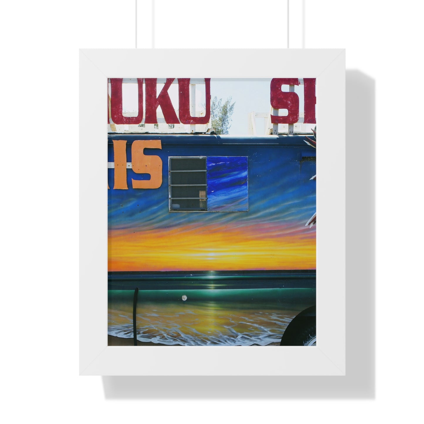 Fumis Aloha - Framed Vertical Poster