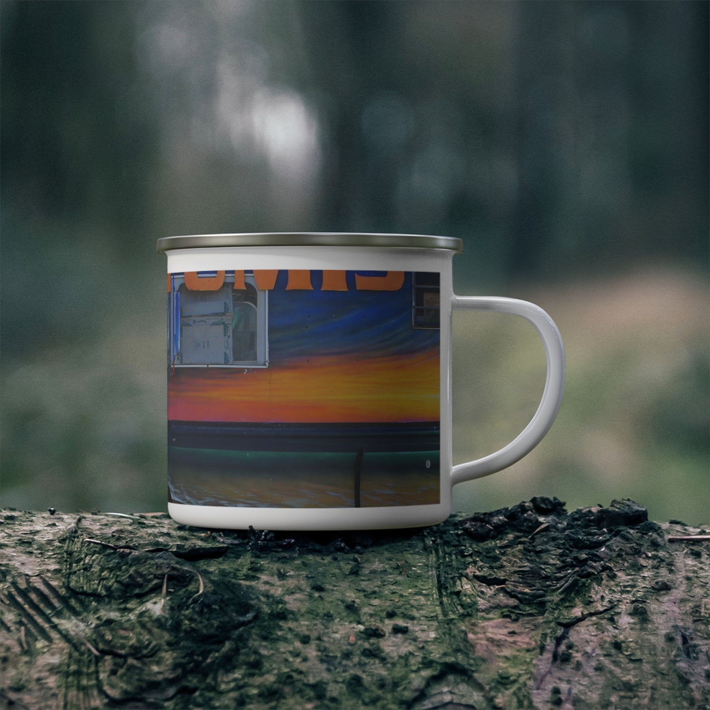 Aloha Keanu - Enamel Camping Mug 12oz