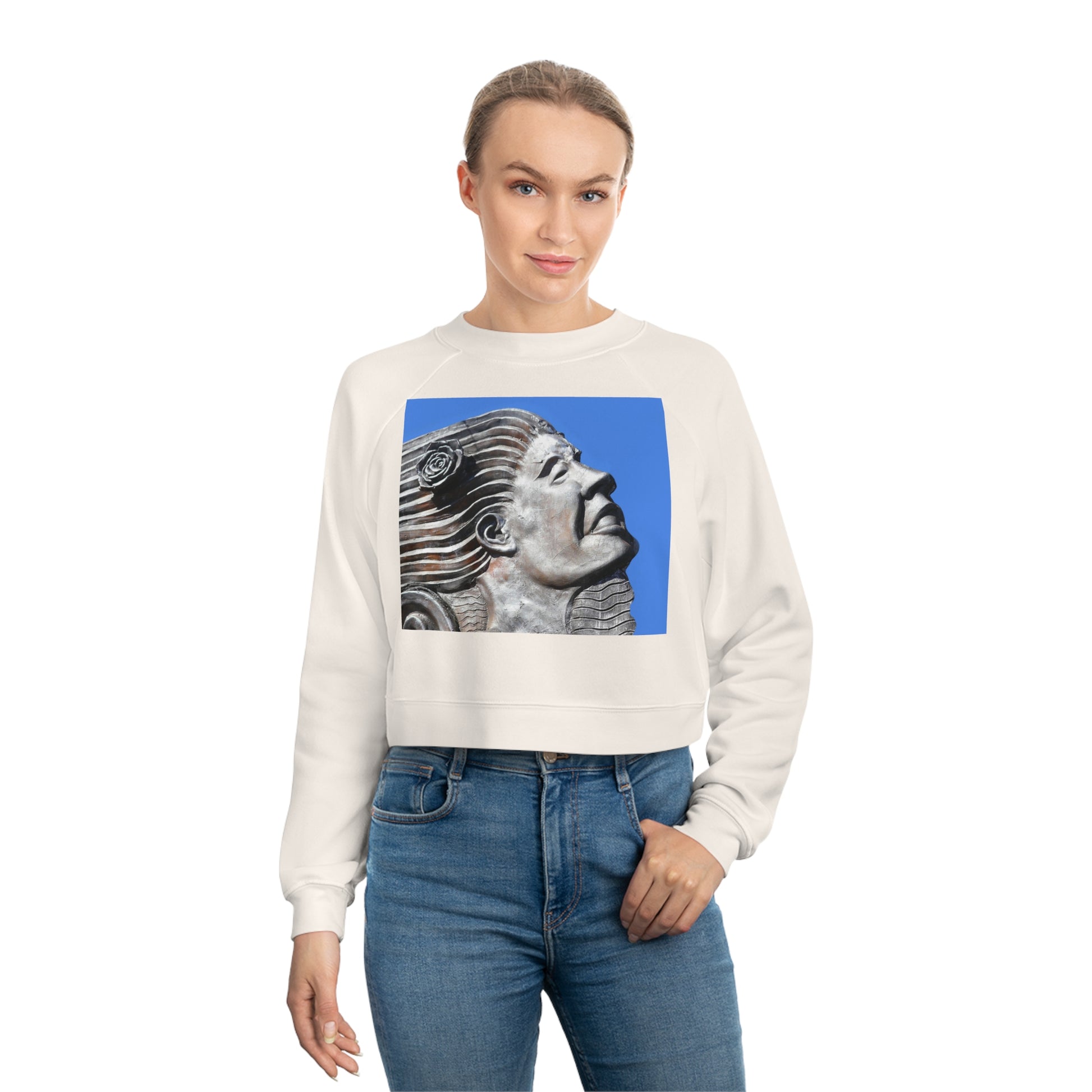 Nymph Beauty - Women's Cropped Fleece Pullover - Fry1Productions