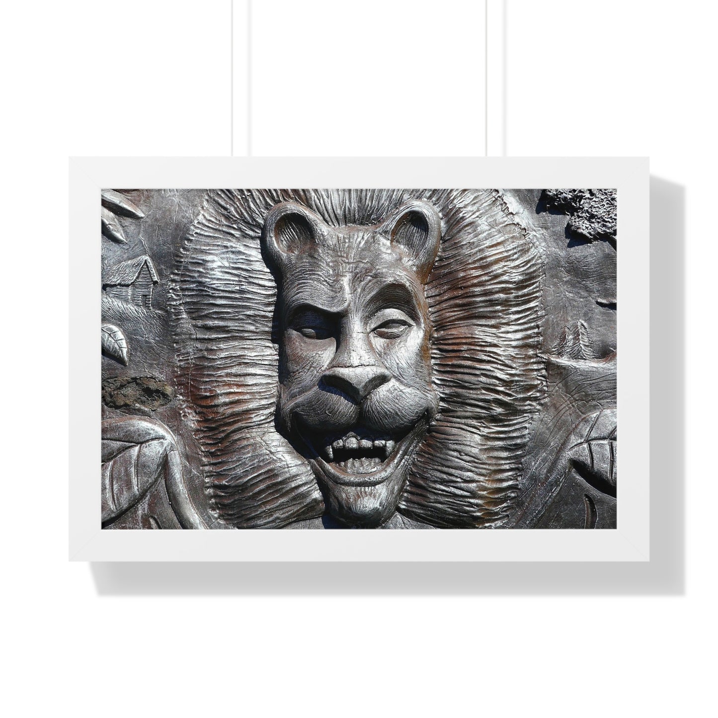 Lion's Friends Forever - Framed Horizontal Poster