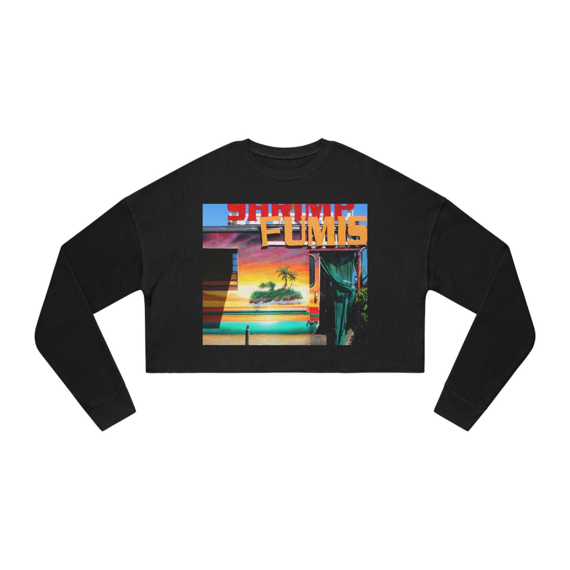 Island Love - Women's Cropped Sweatshirt - Fry1Productions