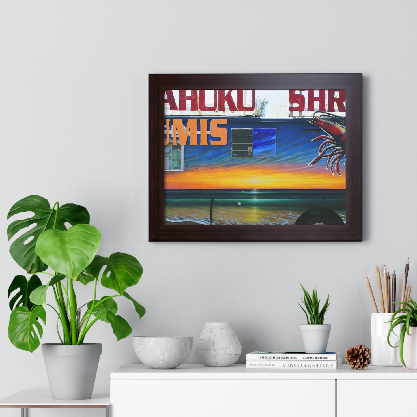 Fumis Aloha - Framed Horizontal Poster
