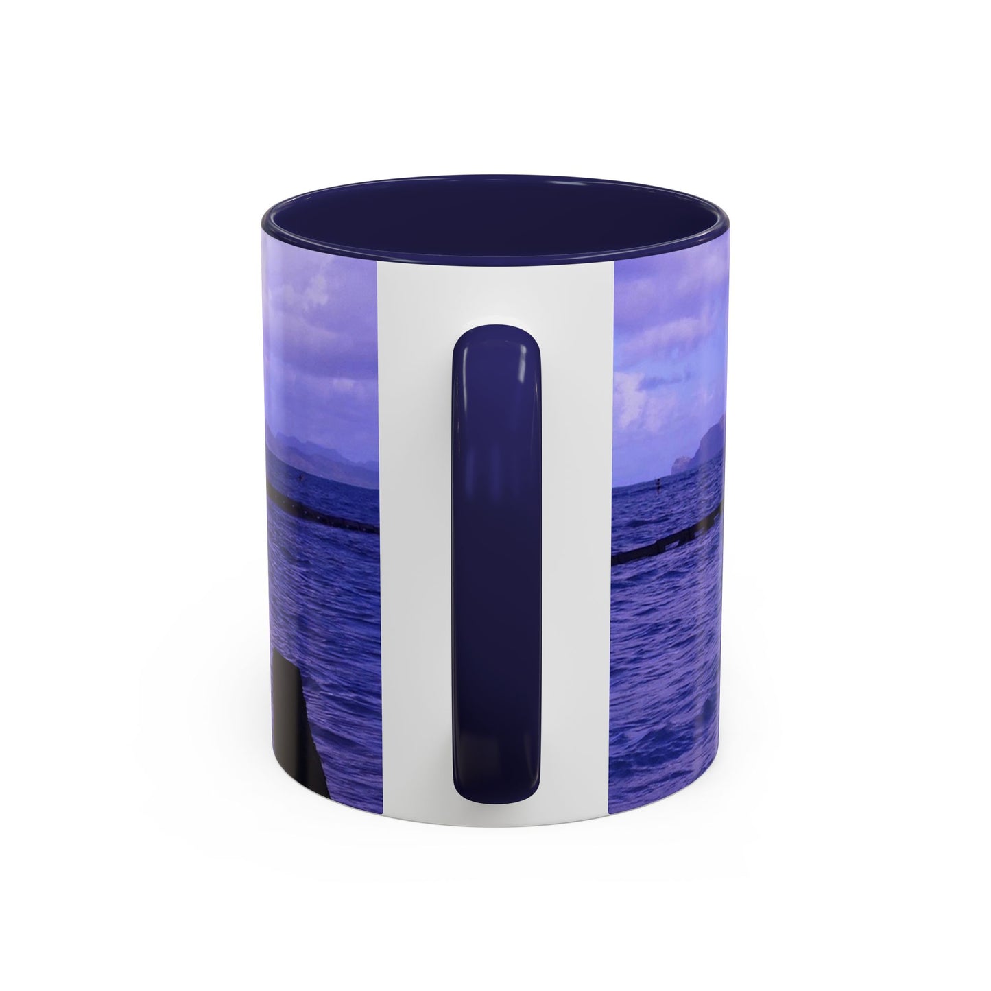 Wade To Chinaman's Hat - Accent Coffee Mug (11, 15oz)
