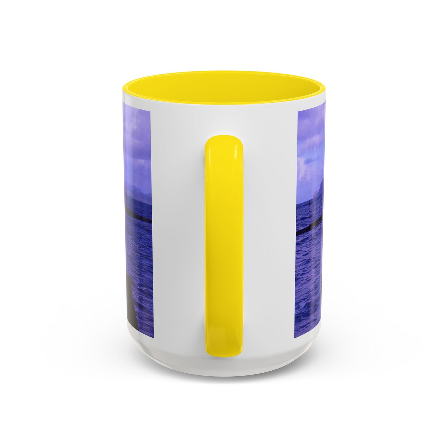 Wade To Chinaman's Hat - Accent Coffee Mug (11, 15oz)