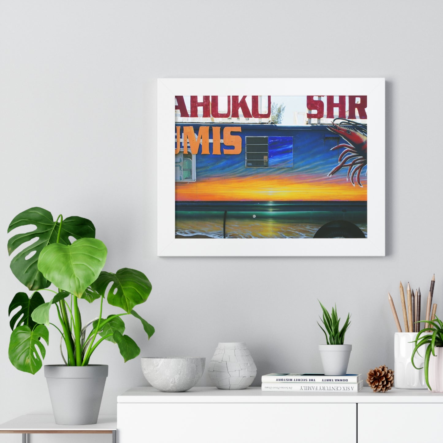 Fumis Aloha - Framed Horizontal Poster