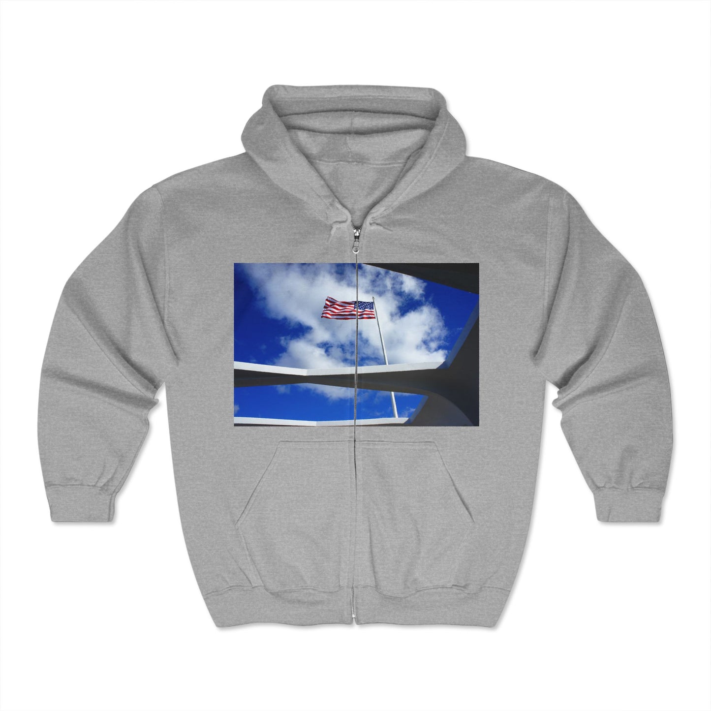 In Solemn Remembrance - Unisex Full Zip Hooded Sweatshirt