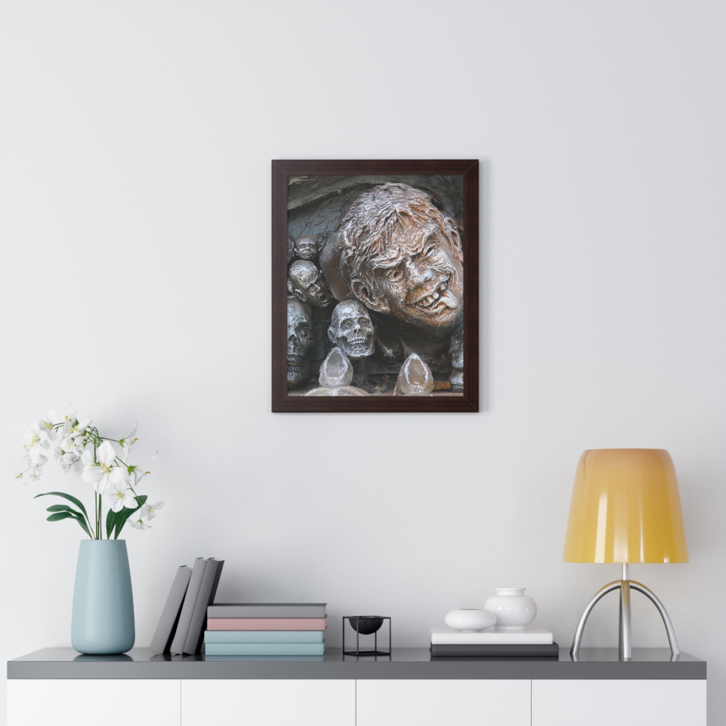 Waiting for the King - Framed Vertical Poster