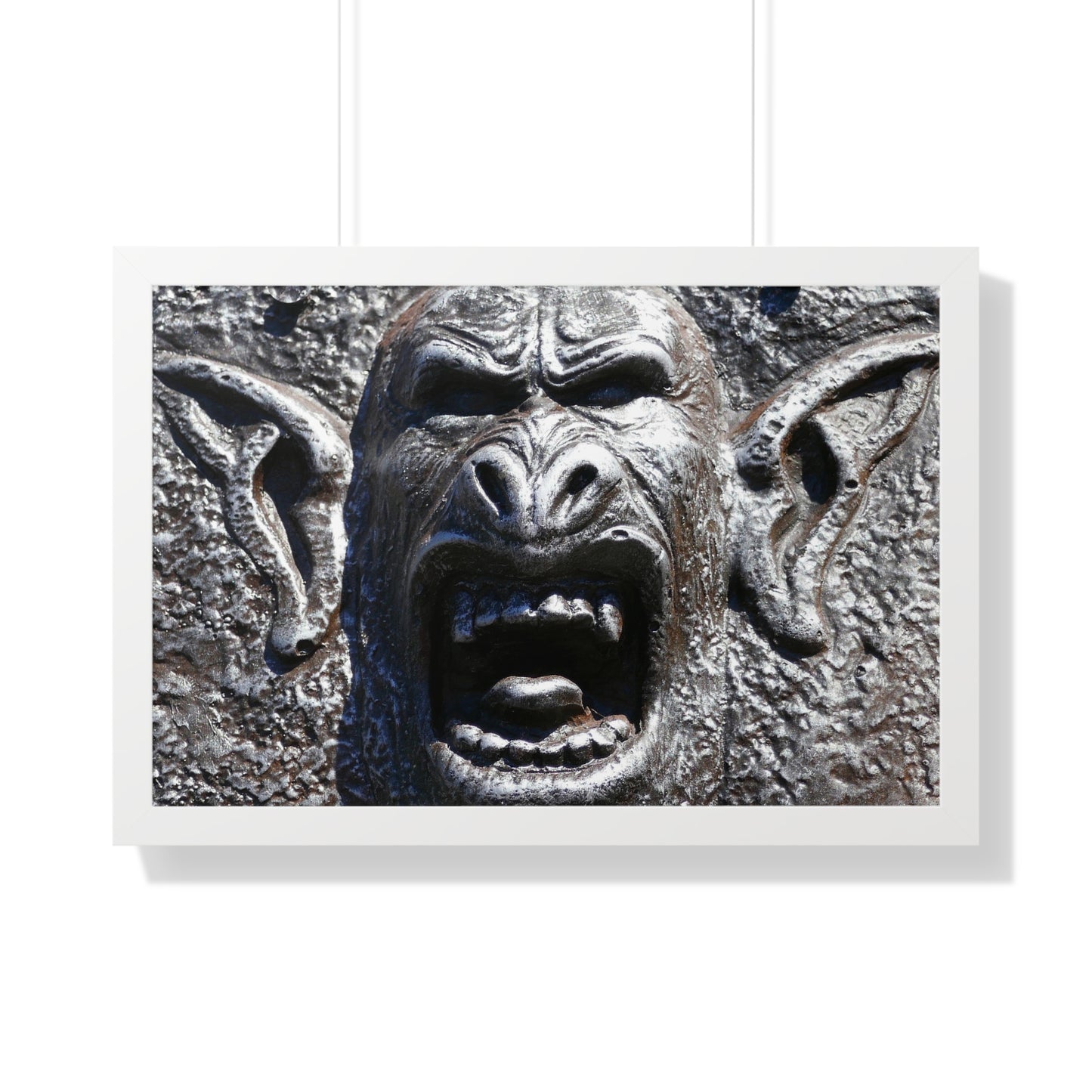 Frenzy Scream - Framed Horizontal Poster