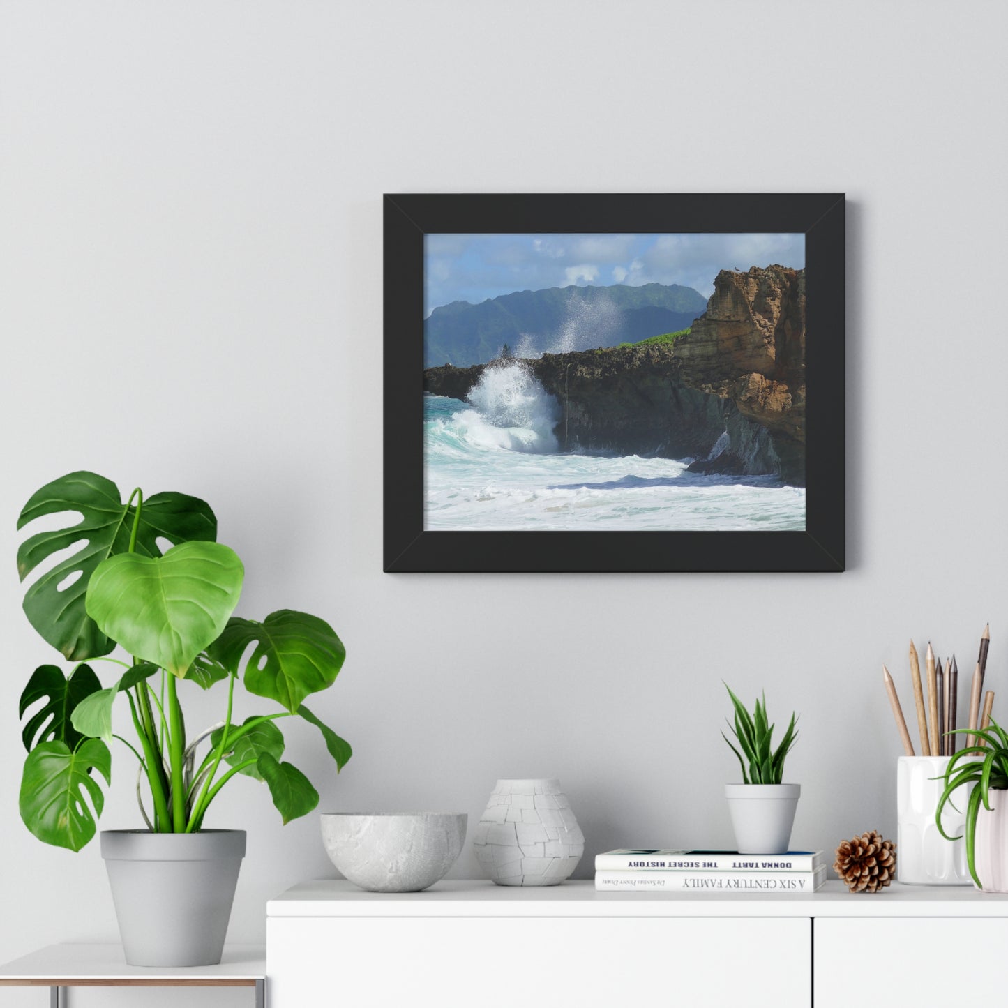 Rockin Surfer's Rope - Framed Horizontal Poster