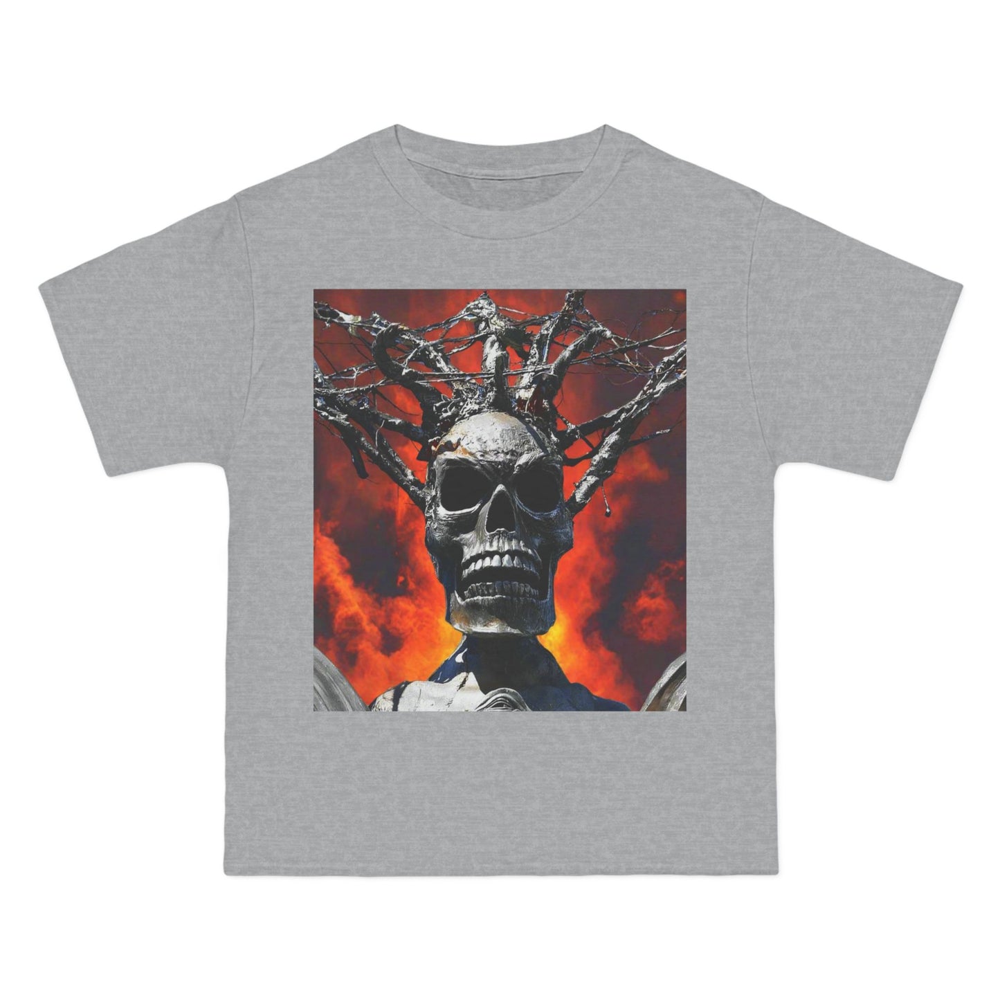 Skull Warrior Inferno Stare - Beefy-T®  Short-Sleeve T-Shirt