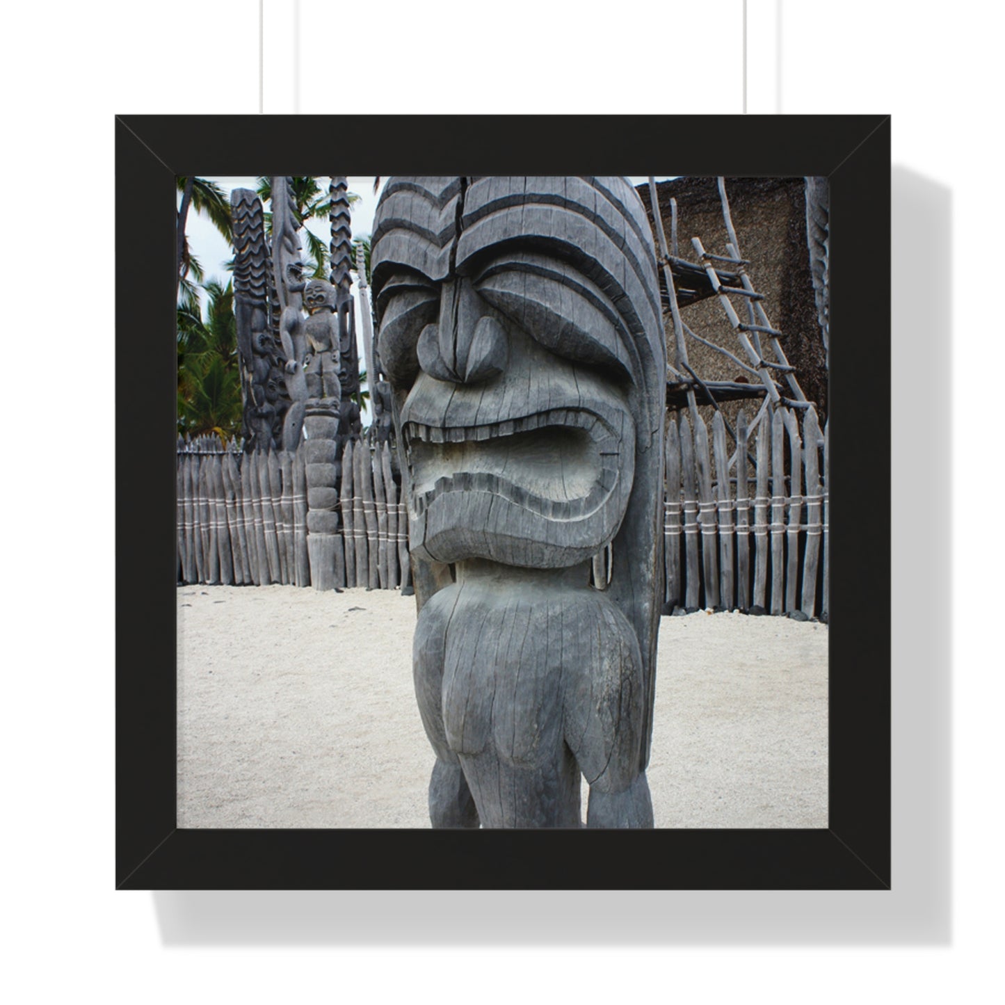 Fierce Guardian - Framed Vertical Poster