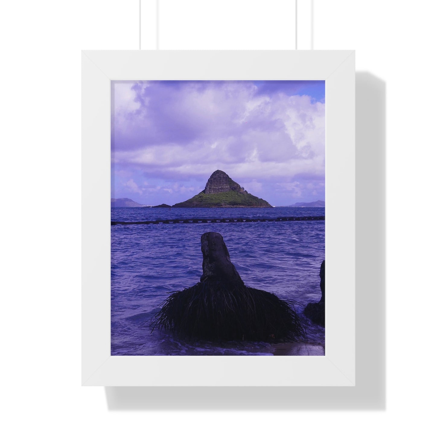 Wade To Chinaman's Hat - Framed Vertical Poster