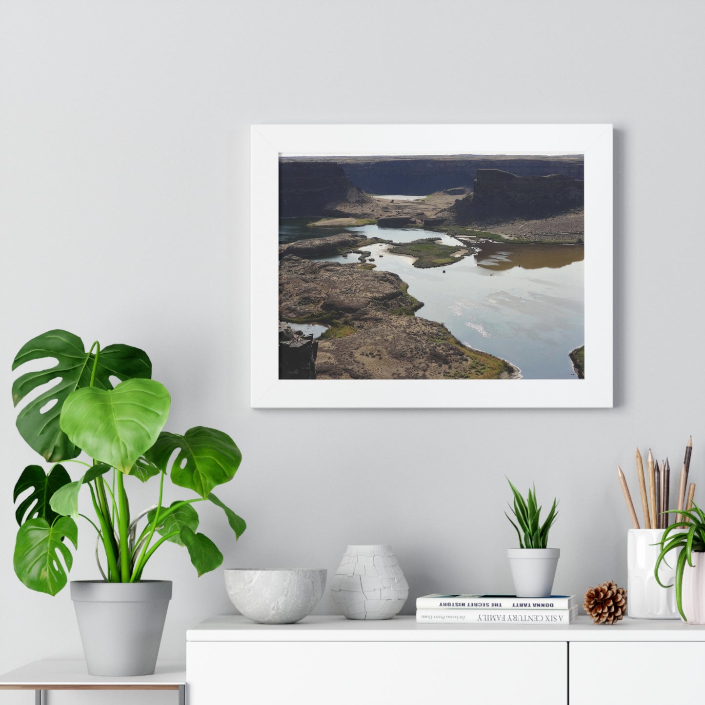 Reminisce of Ancient Thunder - Framed Horizontal Poster