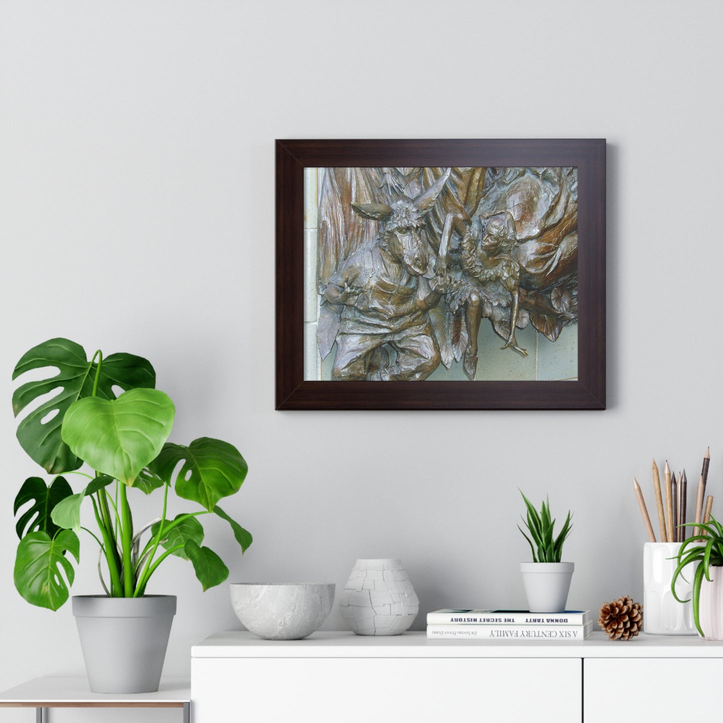 Flight Love - Framed Horizontal Poster