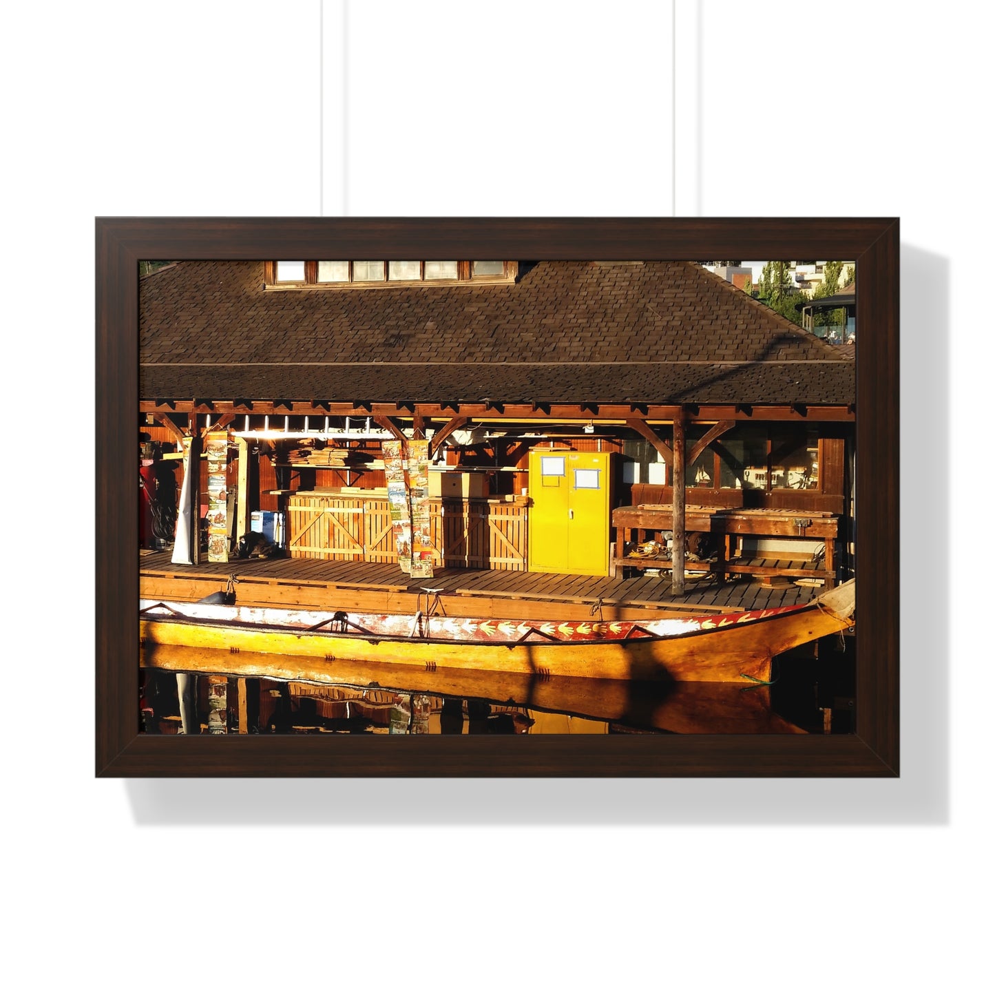 Q'il'bid Awe - Framed Horizontal Poster