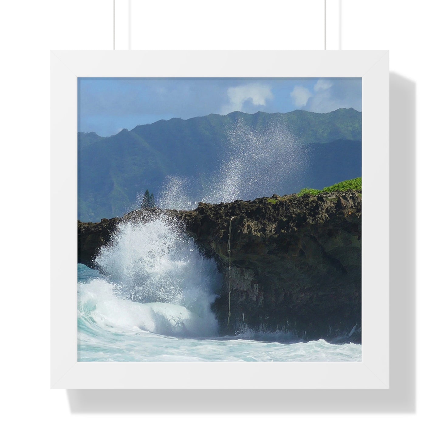 Rockin Surfer's Rope - Framed Vertical Poster