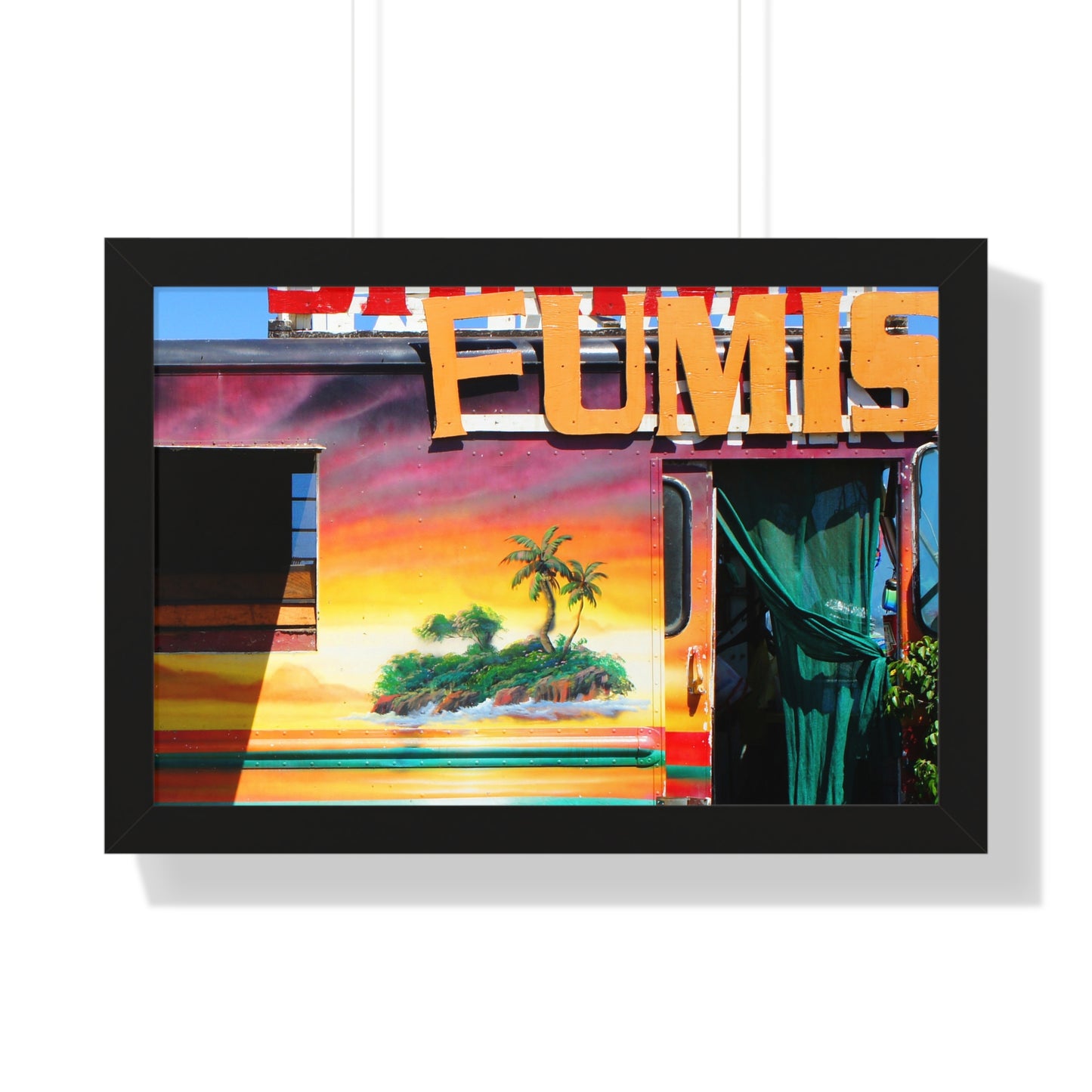 Island Love - Framed Horizontal Poster