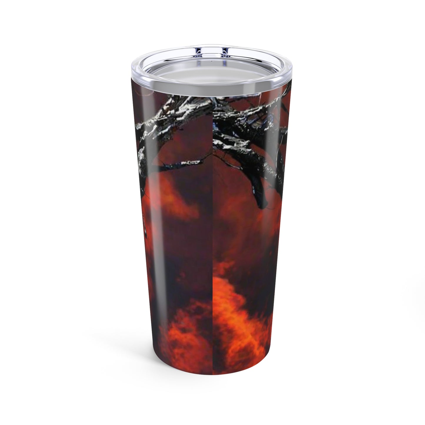 Skull Warrior Inferno Stare - Stainless Steel Tumbler 20oz