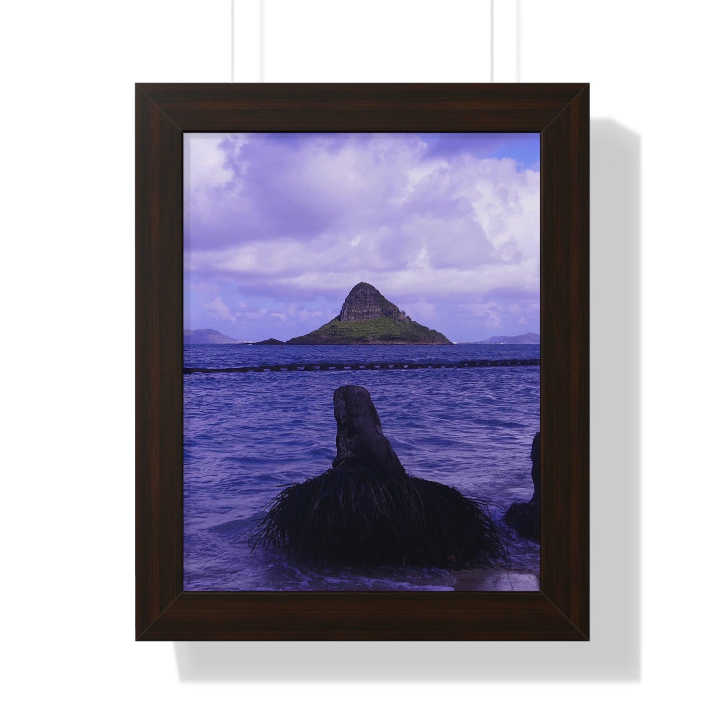 Wade To Chinaman's Hat - Framed Vertical Poster
